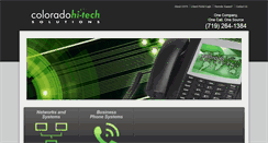 Desktop Screenshot of coloradohitechsolutions.com