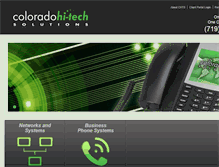 Tablet Screenshot of coloradohitechsolutions.com